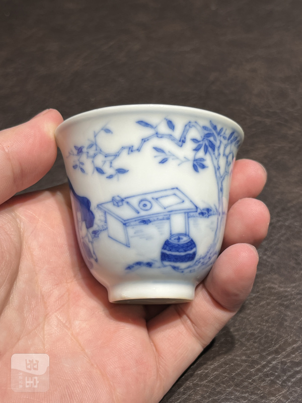 清道光 睿亲王“睿邸清赏”饮中八仙诗文酒盅一对 - 图16